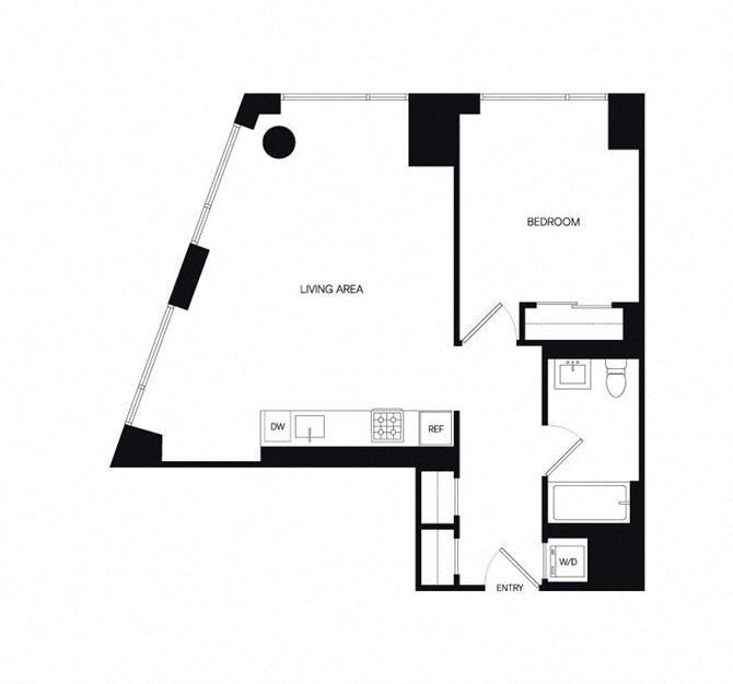 Floor plan layout diagram for 1AW