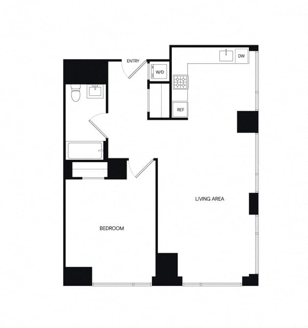 Floor plan layout diagram for 1AZ