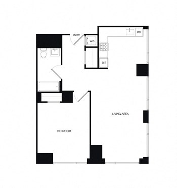 1AZ floor plan