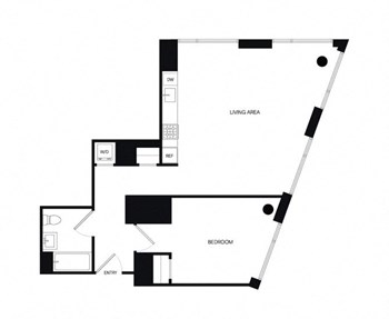 1BC floor plan