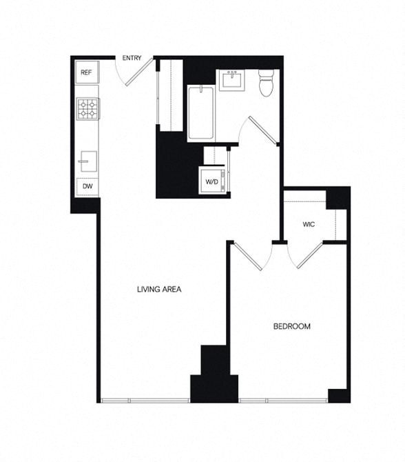 Floor plan layout diagram for 1G