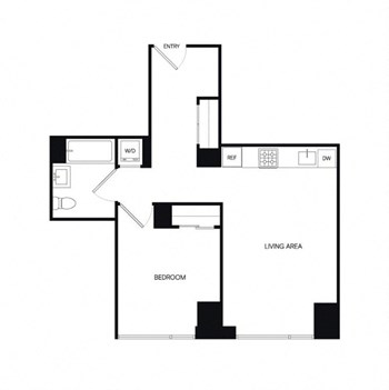 1H Penthouse floor plan