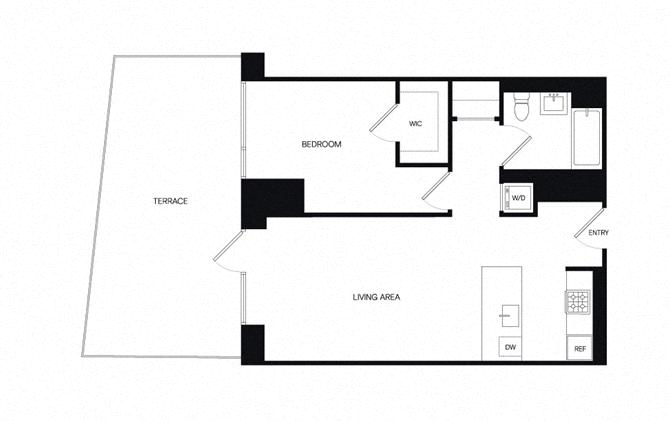 Floor plan layout diagram for 1Y