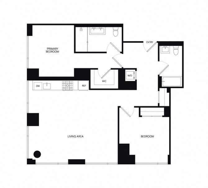 Floor plan layout diagram for 2AF
