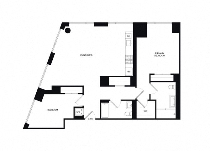 Floor plan layout diagram for 2AR