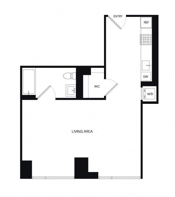 Floor plan layout diagram for SAH
