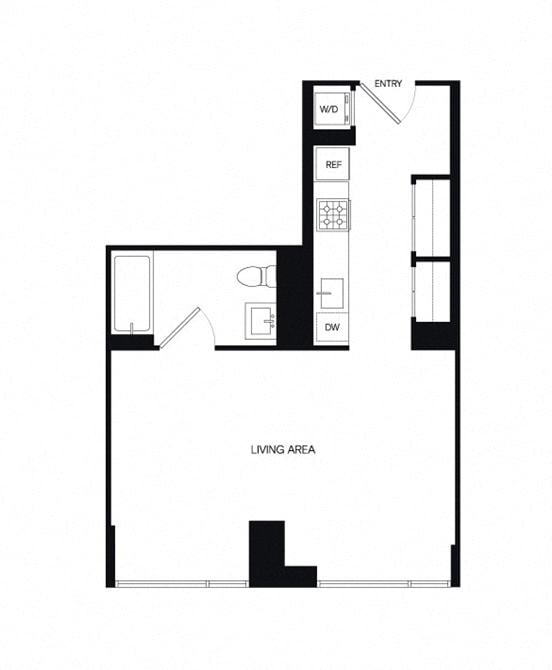 Floor plan layout diagram for SV