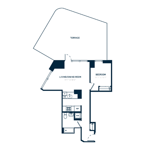Floor plan layout diagram for 1AL