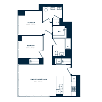 2E floor plan