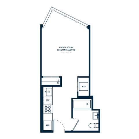 Floor plan layout diagram for SA