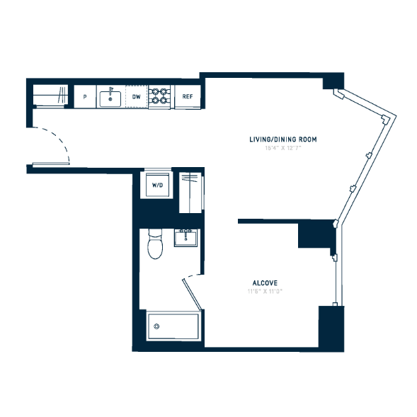 Floor plan layout diagram for SK
