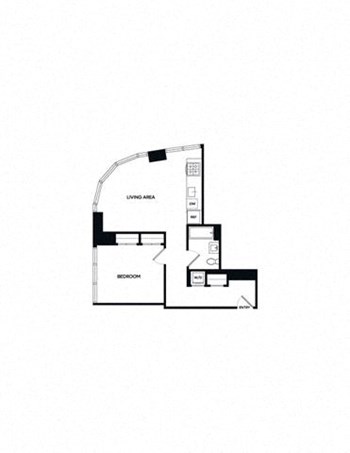 1AB floor plan