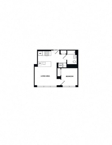 Floor plan layout diagram for 1A