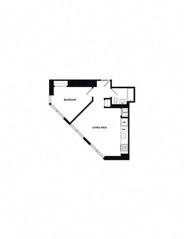 Floor plan layout diagram for 1N