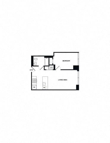 Floor plan layout diagram for 1P