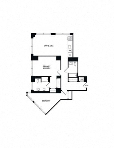 Floor plan layout diagram for 2H
