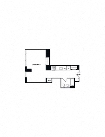 Floor plan layout diagram for 0T