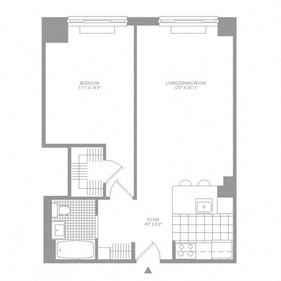 Floor plan layout diagram for 1AF Renovation 2