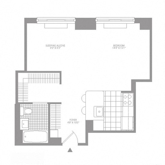 Floor plan layout diagram for SG