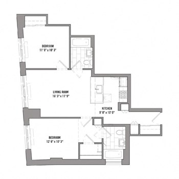 2C floor plan