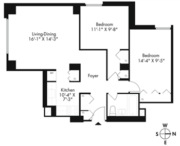 2B floor plan