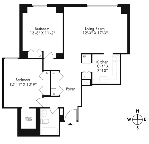 Floor plan layout diagram for 2F Renovation 2