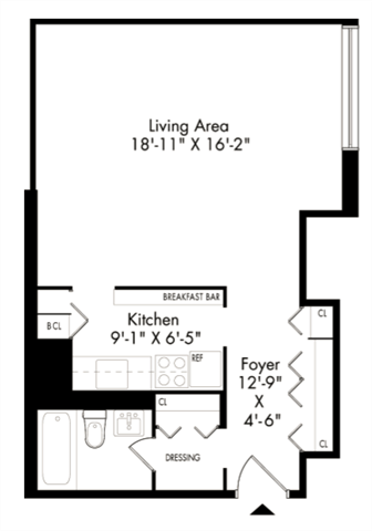 0B floor plan