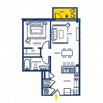 1C floor plan
