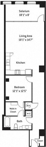 1AA floor plan
