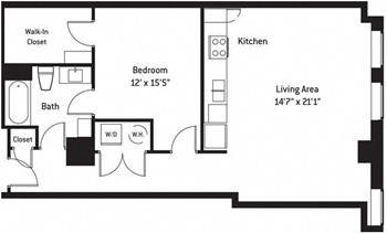 1G-J (Affordable Housing) floor plan