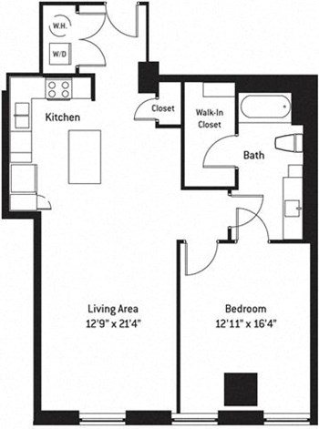 1L floor plan