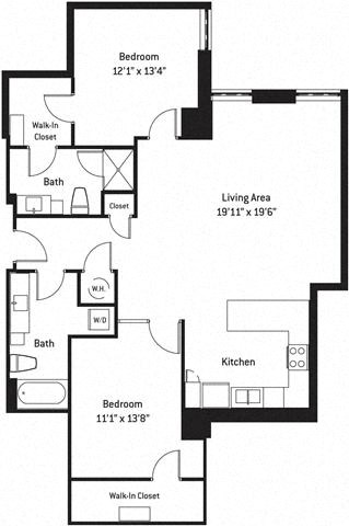 2C floor plan