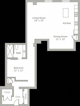 Floor plan layout diagram for 1AL