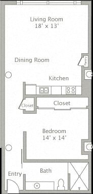 Floor plan layout diagram for 1G