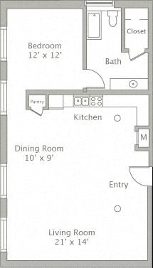 1S floor plan