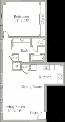 1U floor plan