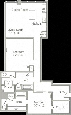Floor plan layout diagram for 2G