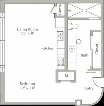 Floor plan layout diagram for SA
