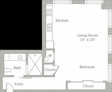 Floor plan layout diagram for SB