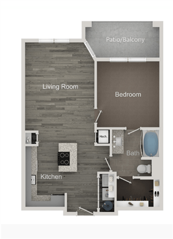 1C floor plan