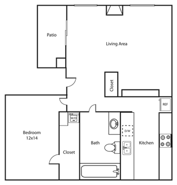 1C floor plan