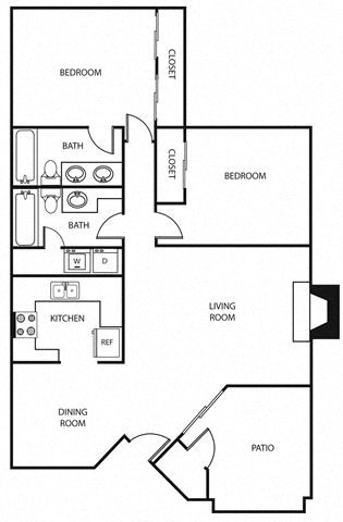 2B floor plan