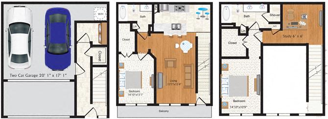 Floor plan layout diagram for 2D