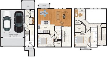 2E Den w/ Balcony Renovation 2 floor plan