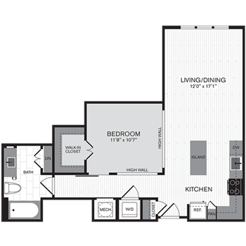 1H floor plan