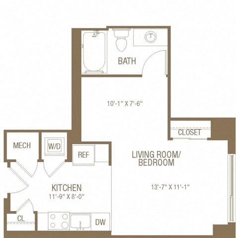 Floor plan layout diagram for SA