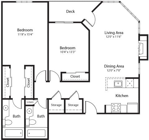 2 Beds |   "apartment"