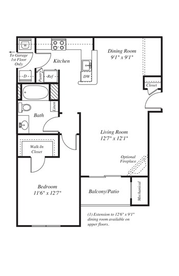 1B Renovation 6 floor plan