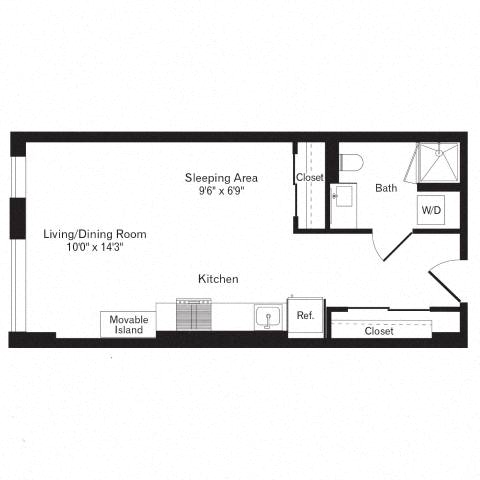 Floor plan layout diagram for SC