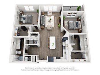 2B floor plan